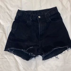 John Galt High Waisted Black Denim